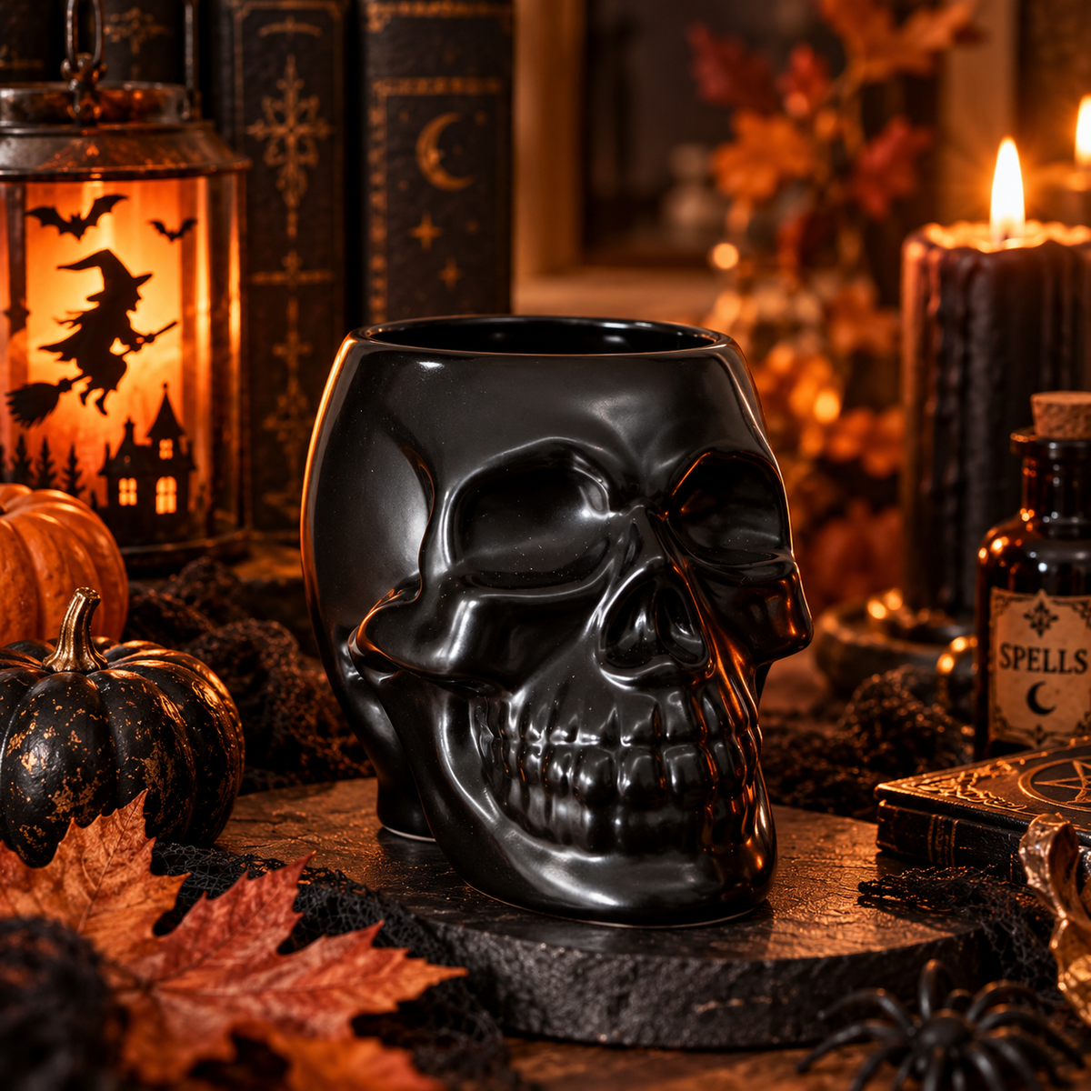Brûleur fondant - Skull black