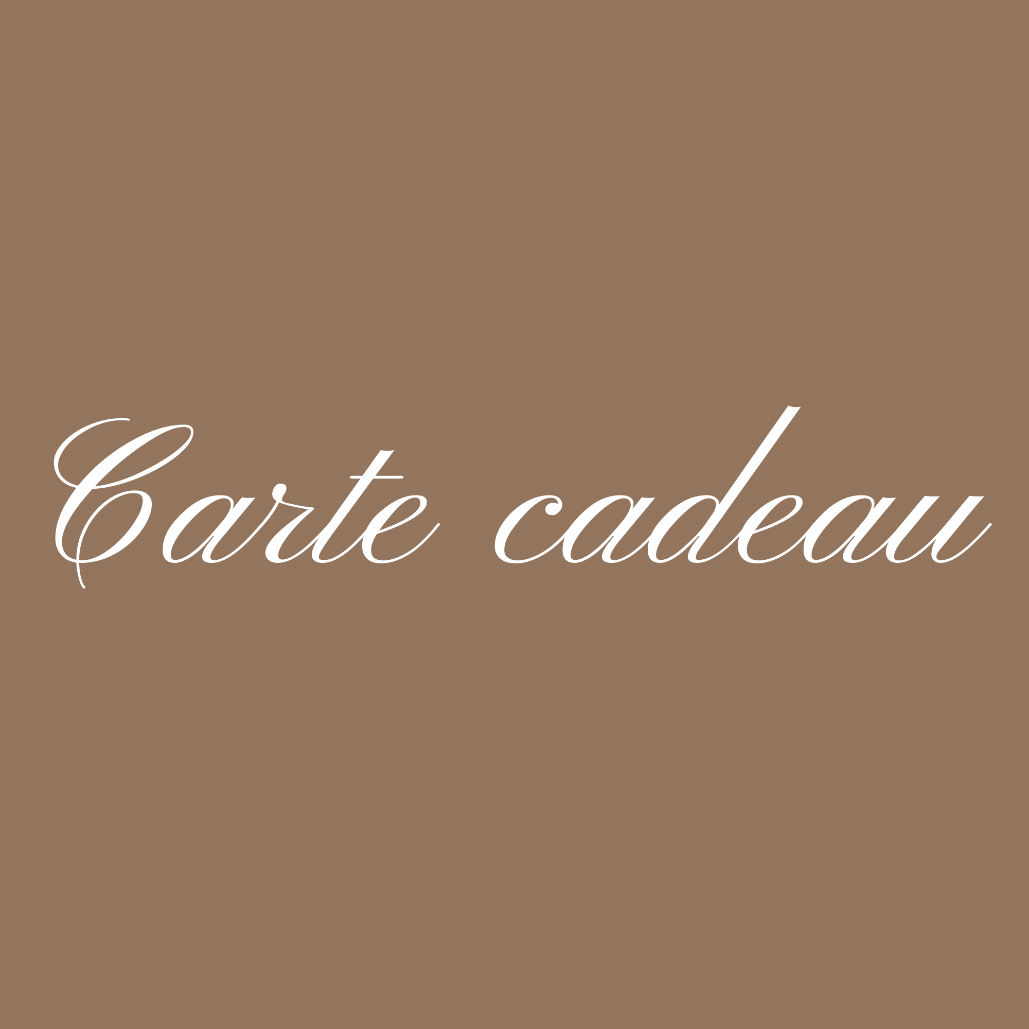 Carte cadeau